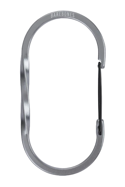 Barebones Wiregate Carabiner Large Gunmetal Gunmetal Large