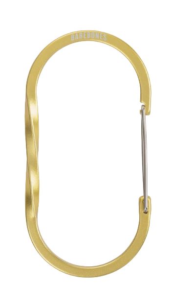 Barebones Wiregate Carabiner Large Gold GOLD Large