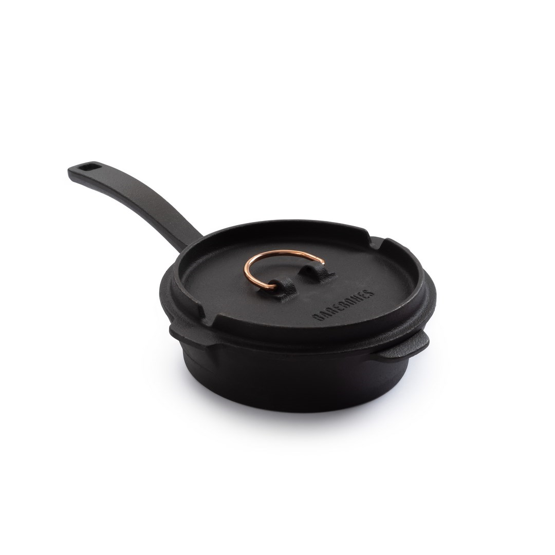 Barebones All-In-One Cast Iron Skillet Black 15 cm