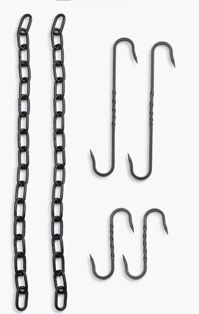 Barebones Cooking S Hook Set-2 st. S