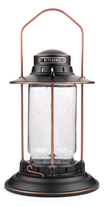 Barebones Hurricane Lantern Antique Bronze One-Size