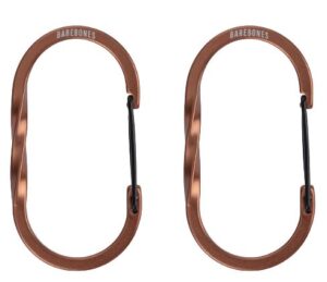 Barebones Wiregate Carabiner Medium 2 st Copper