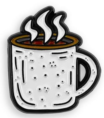 Barebones Enamel Pin Mug Eggshell One-Size