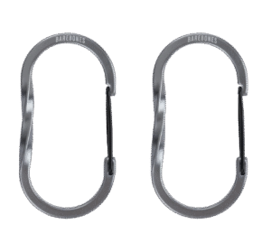 Barebones Wiregate Carabiner Medium 2 st Gunmetal