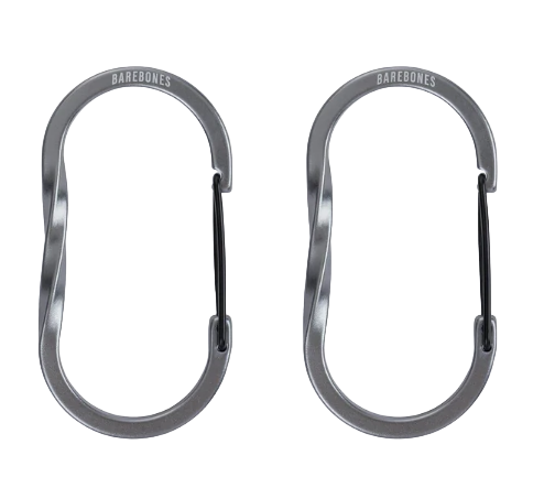 Barebones Wiregate Carabiner Medium 2 st Gunmetal Gunmetal Medium