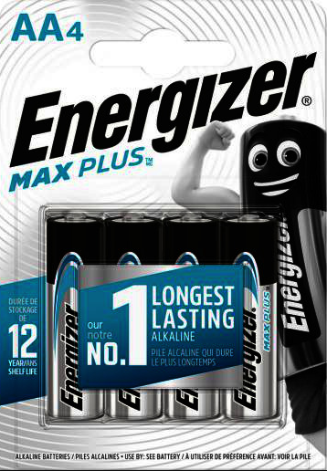 Energizer MAX PLUS LR06 AA BL4 batterij One Size