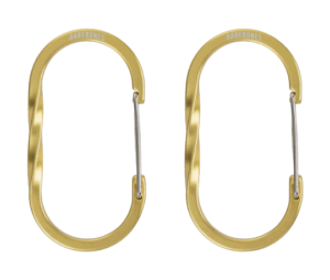 Barebones Wiregate Carabiner Medium 2 st Gold