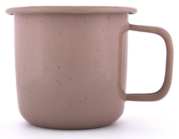 Barebones Enamel Mug Dusty Rose One Size