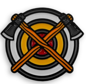 Barebones Enamel Pin Hatchet