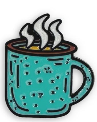 Barebones Enamel Pin Mug Mint One Size