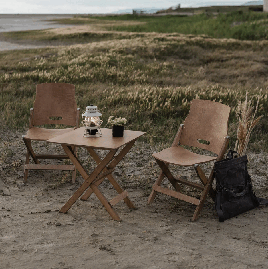 Barebones Ridgetop Wood Folding Table - Barebonesstore.nl
