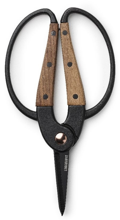 Barebones Garden Scissors Small Walnut One Size